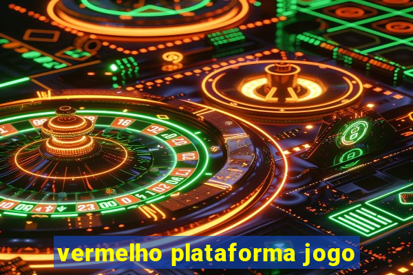 vermelho plataforma jogo